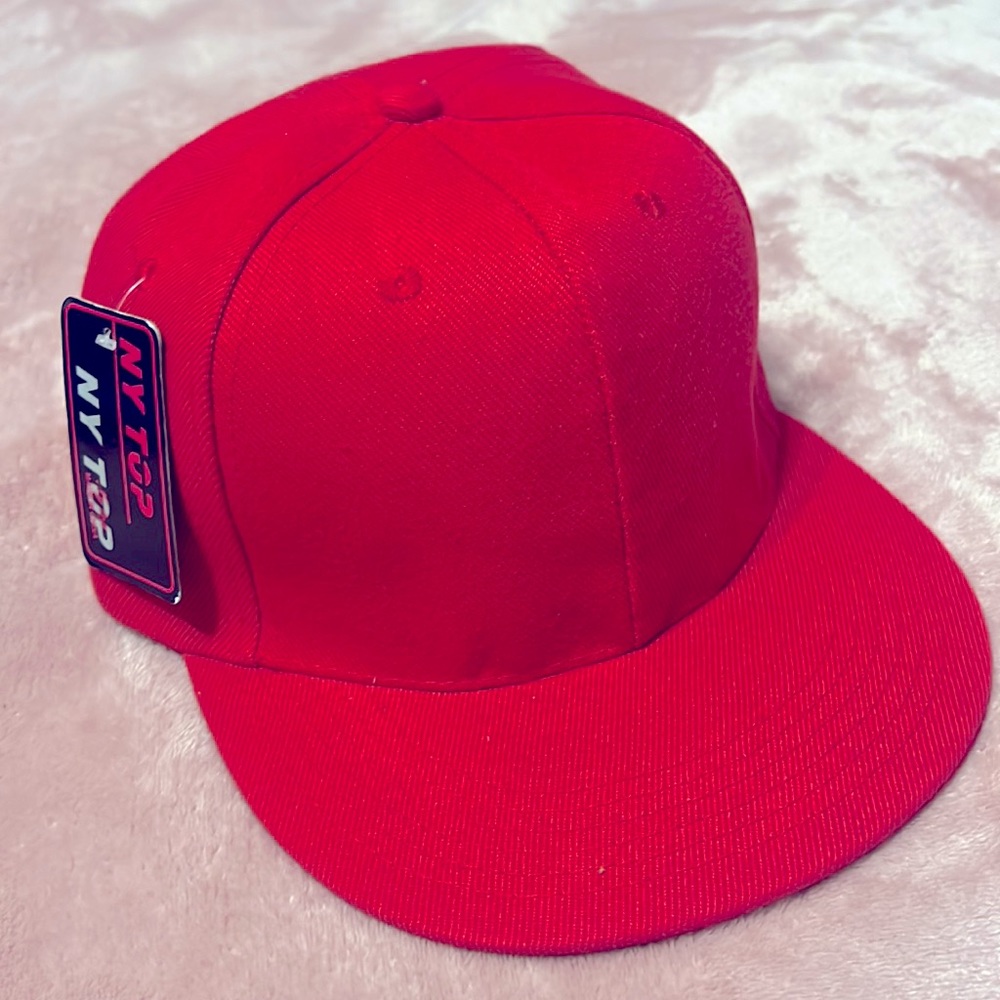 Men Adjustable Red Hat!